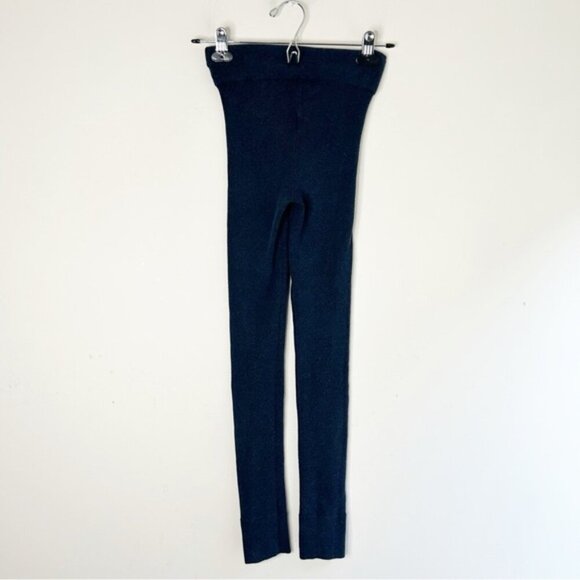 Aritzia Tna Women's Knit Leggings Y2k 2000s Navy Blue Size Small Cozy Neutral - Picture 5 of 14